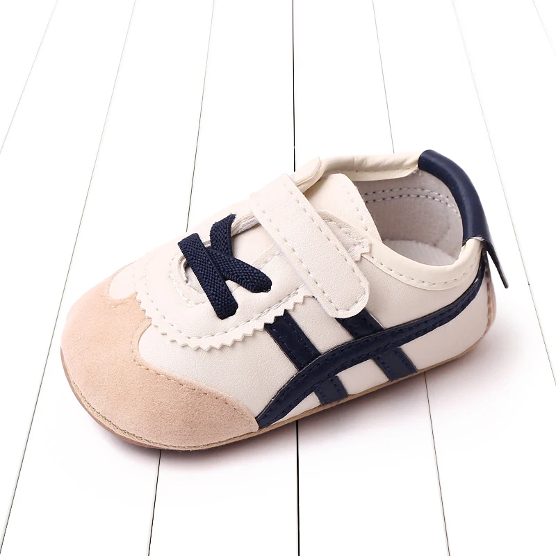 حذاء رياضي للأطفال للربيع والخريف للجنسين مصنوع من مادة البولي يوريثان الناعمة والمضادة للانزلاق TPR أحذية ما قبل المشي للأطفال الصغار من عمر 3 إلى 6 أشهر أحذية الخطوة الأولى 2025 #1