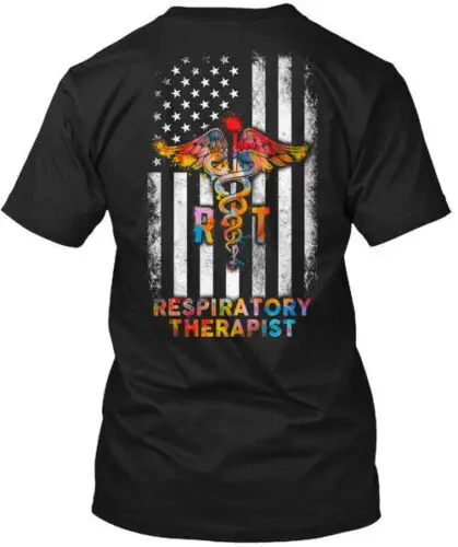 Proud Respiratory Therapist  T-Shirt Made in the USA Size S to 5XL