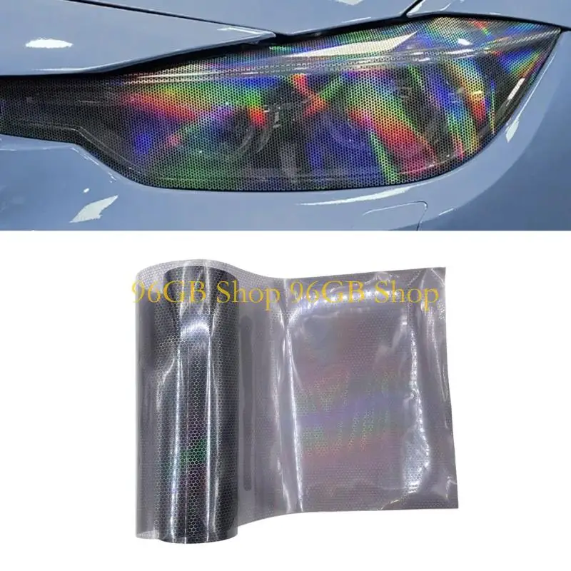 

96GB Headlight Taillight Film with Hexagonal Lasers Design Easy Installation