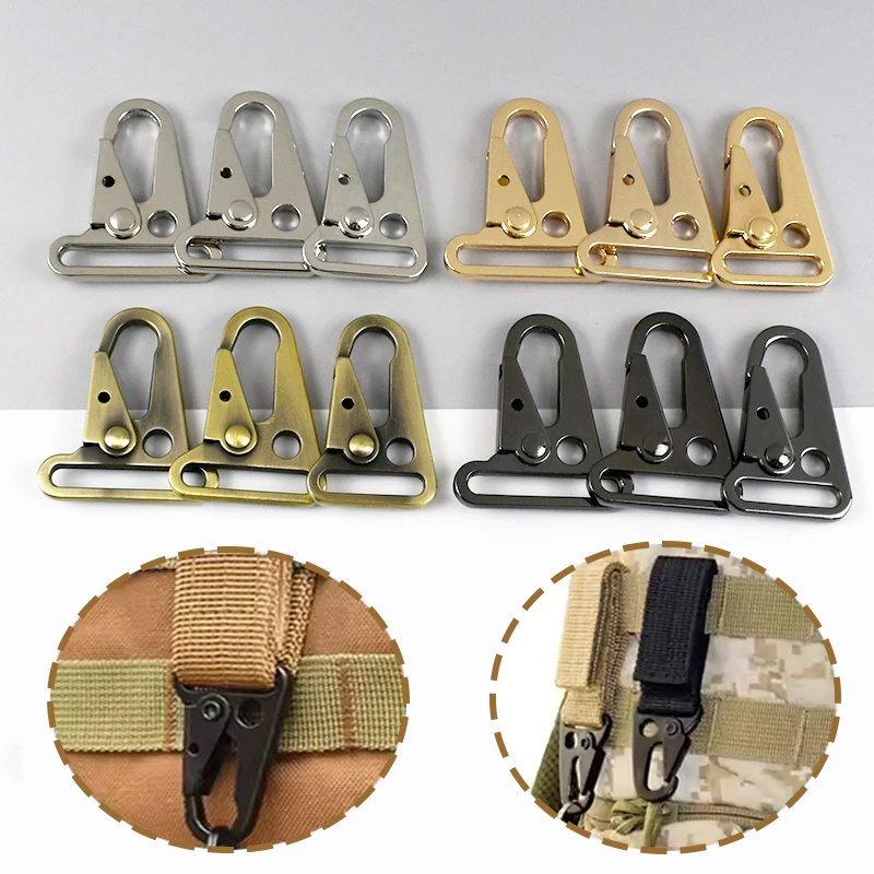 

2/5Pcs Meetee Dog Collar Hook 20-38mm Metal Buckles Sewing Belt Sling Hanger Buckle Backpack Carabiner Clip Hardware Accessories