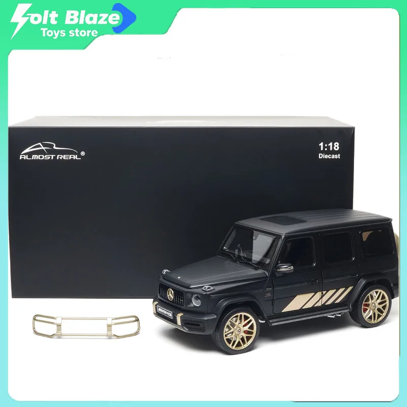 

Коллекционная модель автомобиля Almost Real 1/18 Mercedes-AMG G63 Grand Edition Jia Chen Limited Collection, литая под давлением, для мальчиков, подарок