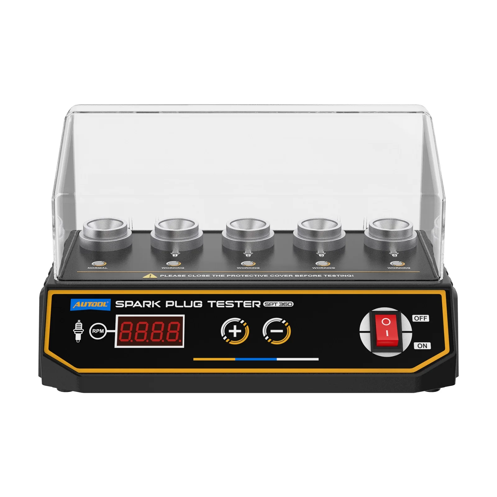 AUTOOL SPT360 Auto Zündkerze Tester Zündung Tester 220 V/110 V Automotive Diagnose Werkzeug 5 Loch Zündkerze Analysator auto Werkzeug – Detail 14