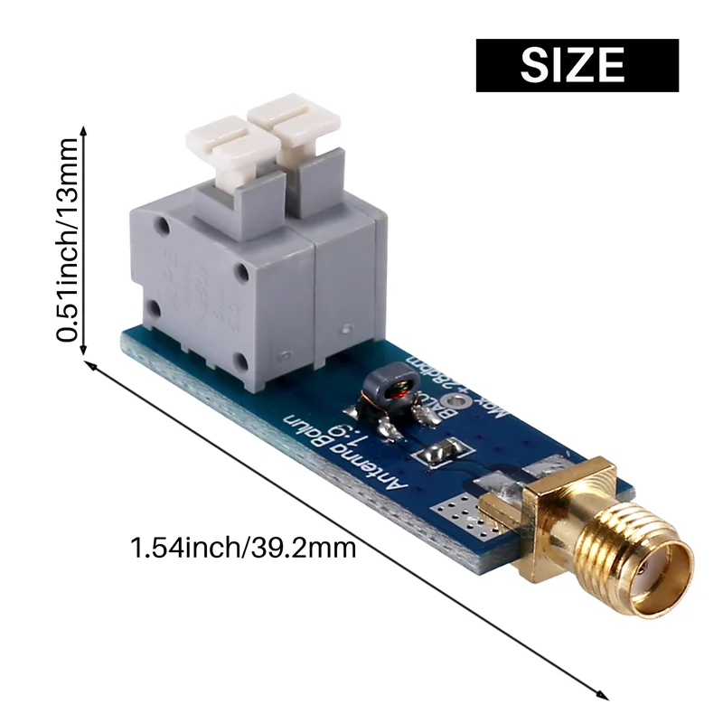 Antena HF 1:9 Balun One Nine: pita frekuensi Balun 1:9 berbiaya rendah kecil, RTL-SDR antena HF kawat panjang 160M-6M baru