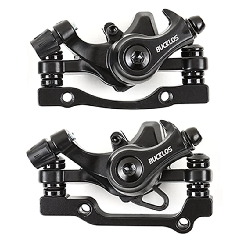 BUCKLOS Fahrrad-Scheibenbremssattel, 160 mm, vorne/hinten, Linie ziehend, Scheibenbremse, Aluminiumlegierung, mechanische Bremsen, Bremssättel, MTB-Teil