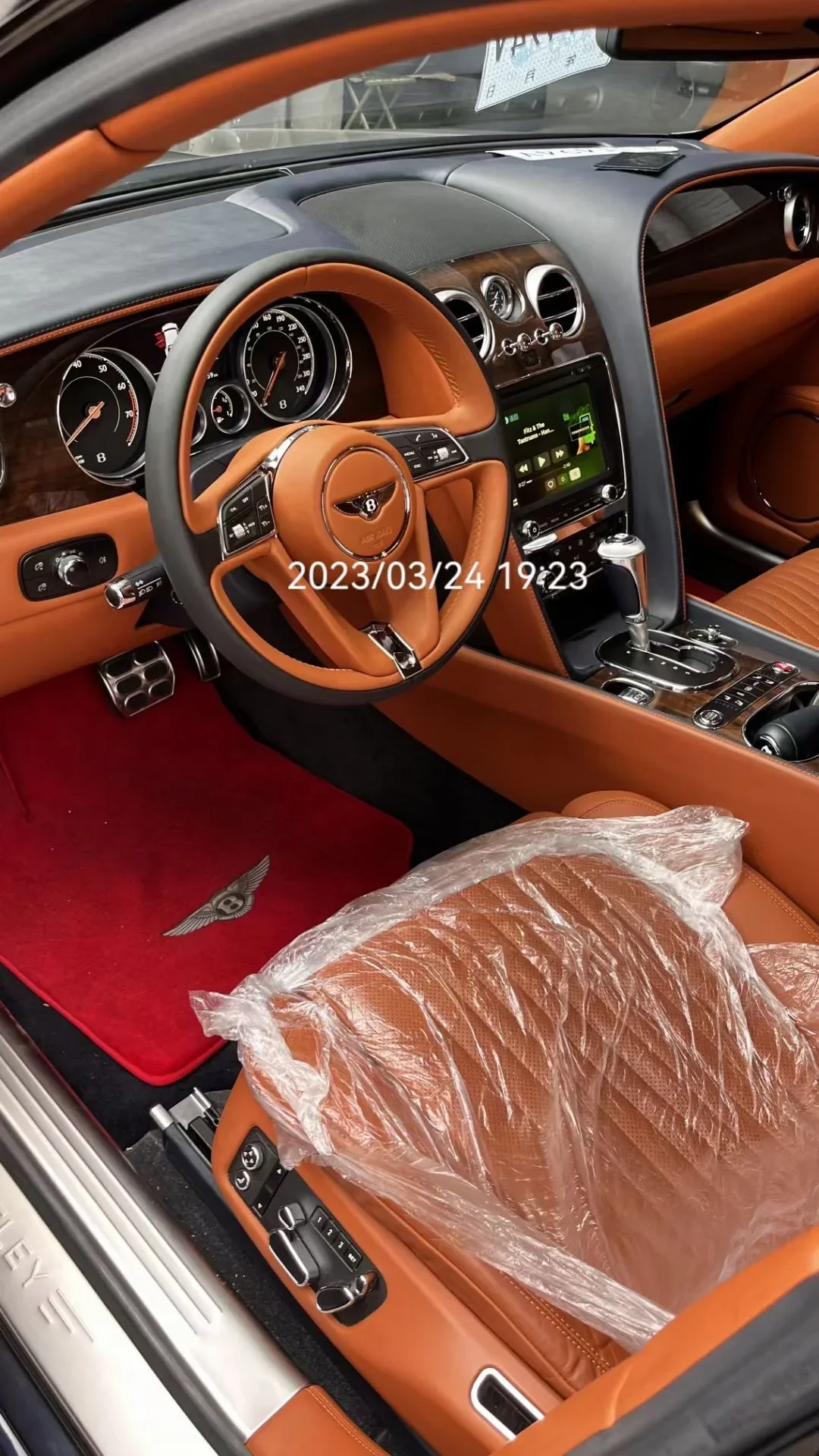 Volante personalizado para Bentley Flying Spur Mulsanne Continental GT, volante de cuero antiguo a nuevo, gran oferta