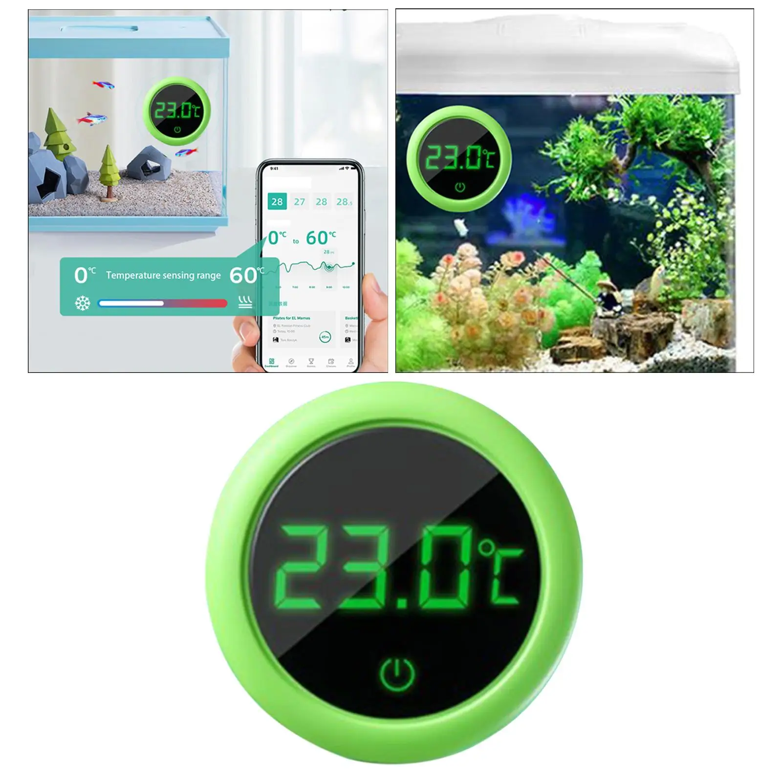 Therye.com-Mini aquarium numérique de haute précision, pour poissons Terrarium précieux