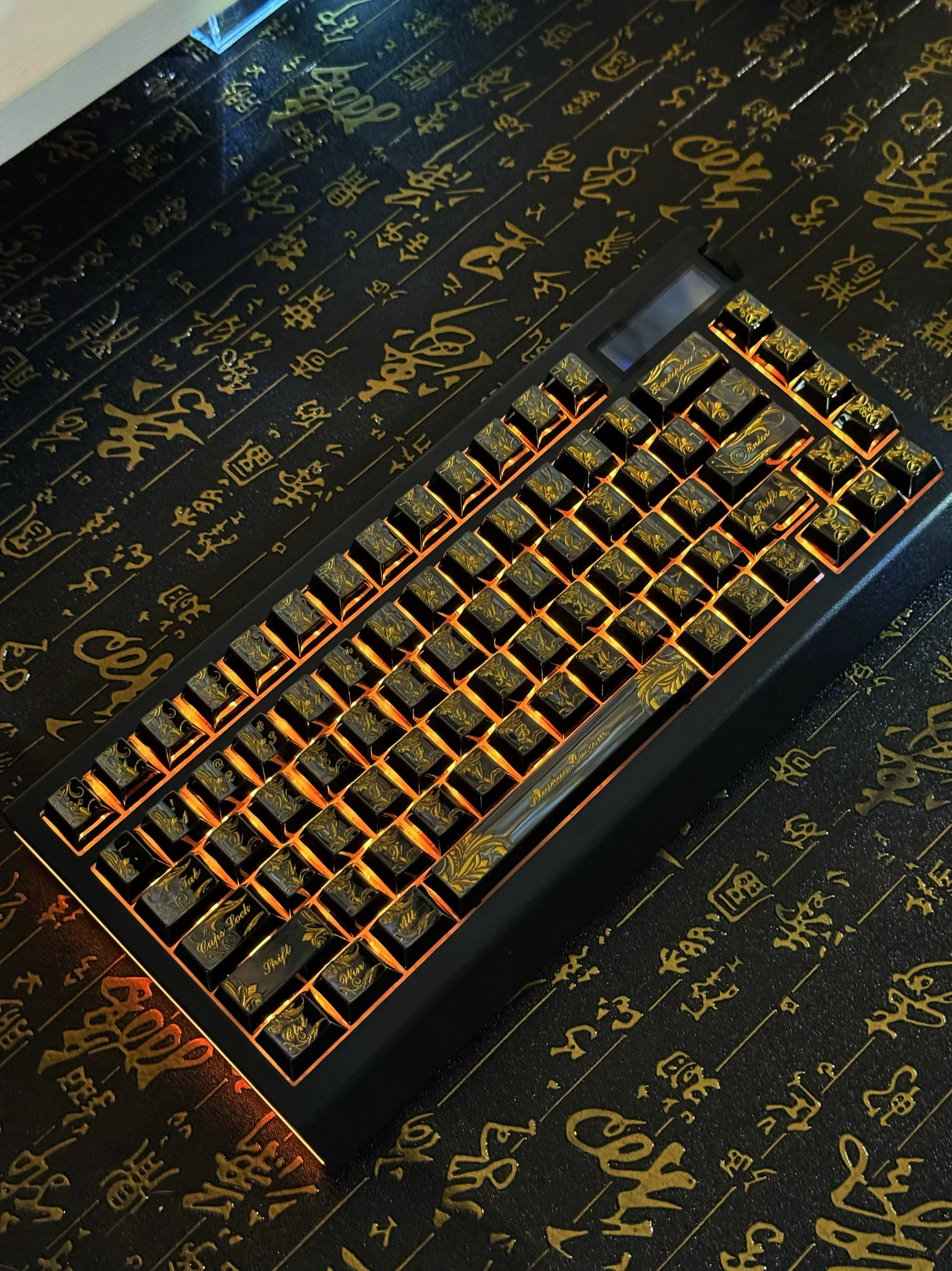 summer peripheral Aluminum Alloy Metal Keycaps Custom Cherry Profile Matte Gold Mirror Gold Artisan Design Keycap for Gamersgift