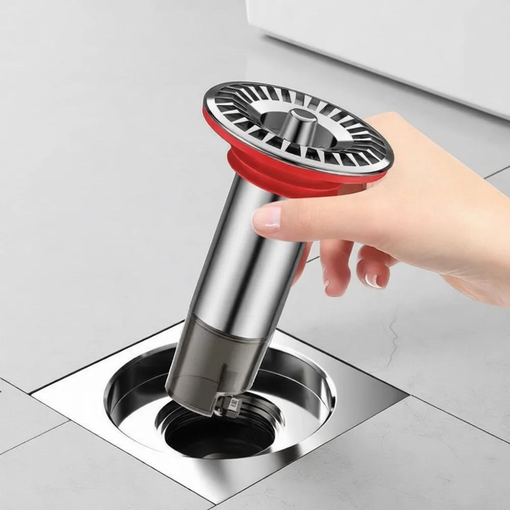 High Efficiency 304 Stainless Steel Floor Drain Core Anti Odor Sewer Filter Bathroom Kitchen Pest Prevention Insert