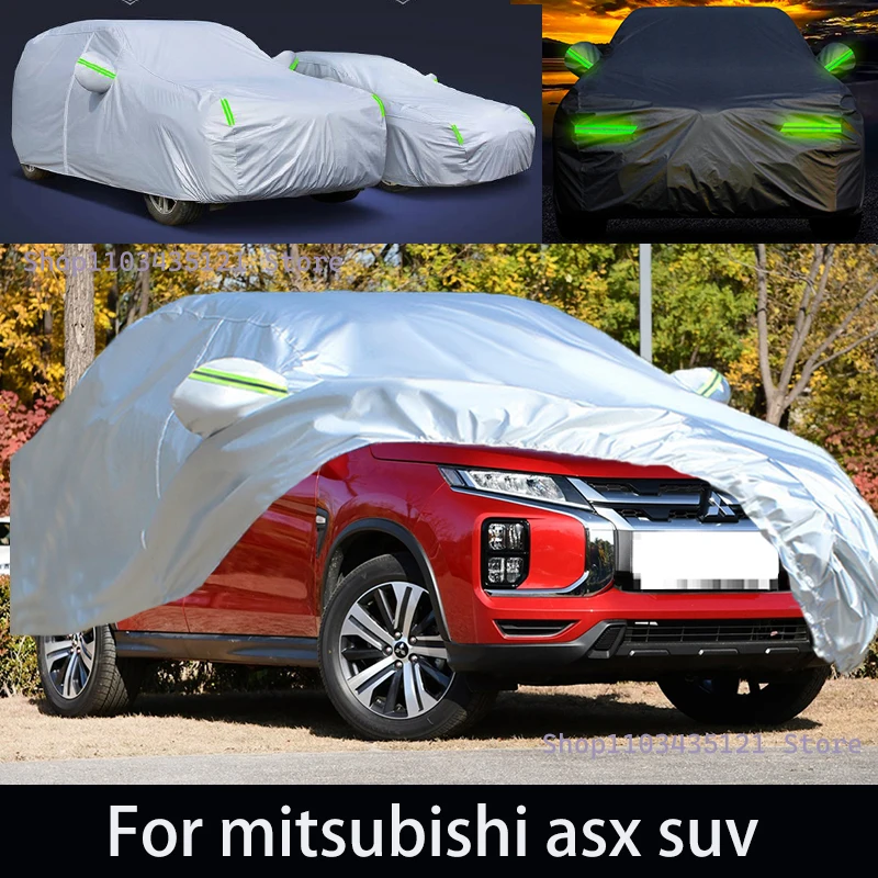 

For mitsubishi asx suv Outdoor Protection Full Car Covers Snow Cover Sunshade Waterproof Dustproof Exterior Car accessories