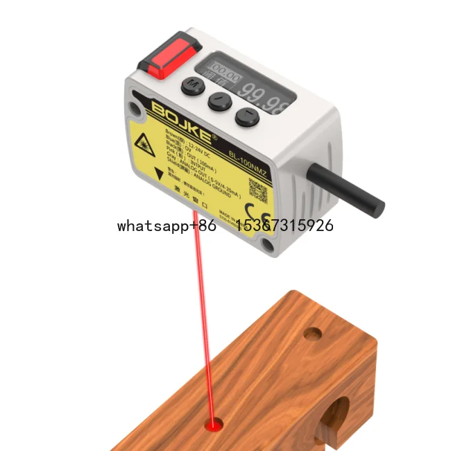 laser-displacement-sensor photoelectric laser distance measuring sensor rs485 displacement position sensor with analog output