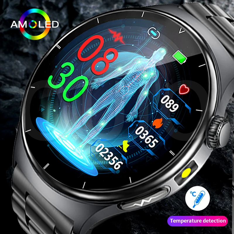 

2025 New Accurate ECG Smart Watch Heart Health Analysis Blood analysis Blood Lipid Blood Pressure BT call Smart Watches For Men