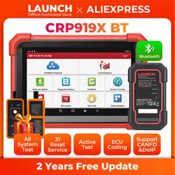 LAUNCH CRP919XBT Car OBD2 Scanner Automotive Diagnostic Tool Auto Scan Tool Professional Diagnosis 2 Years Free Update