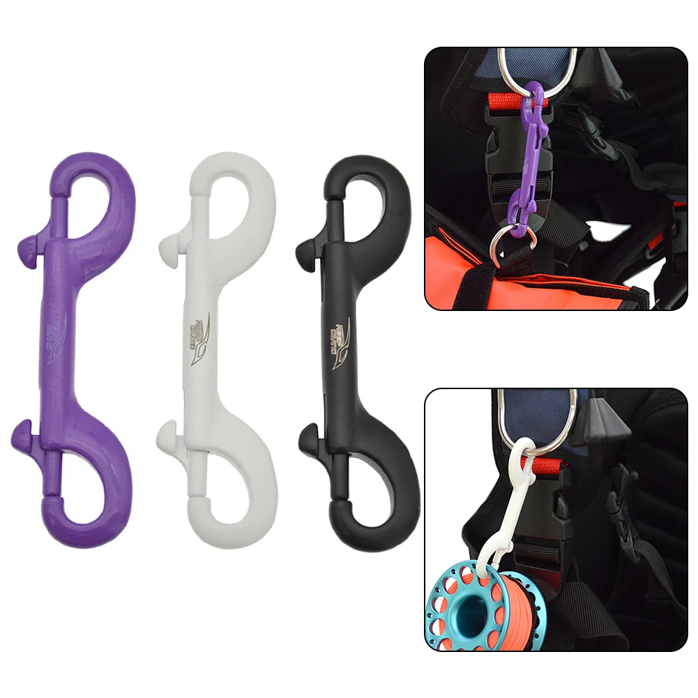 

Scuba Diving Snap Hook BCD Equipment Black/White/Purple 1x 316 Stainless Steel Accessories High Quality Material Practical