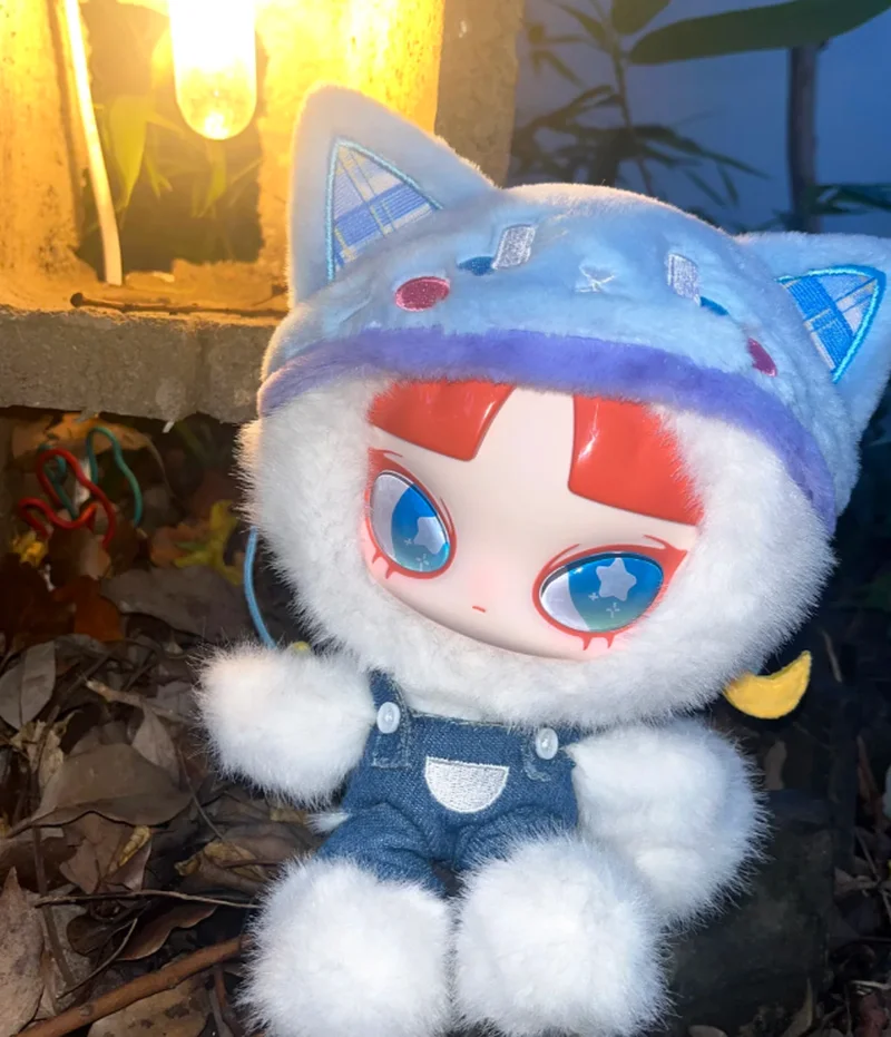 متوفر في المخزون، موسيقى INN الأصلية من خلال سلسلة الربيع، صندوق أعمى، قبعة يمكن ارتداؤها، هدية تمثال مبتكرة للفتيات