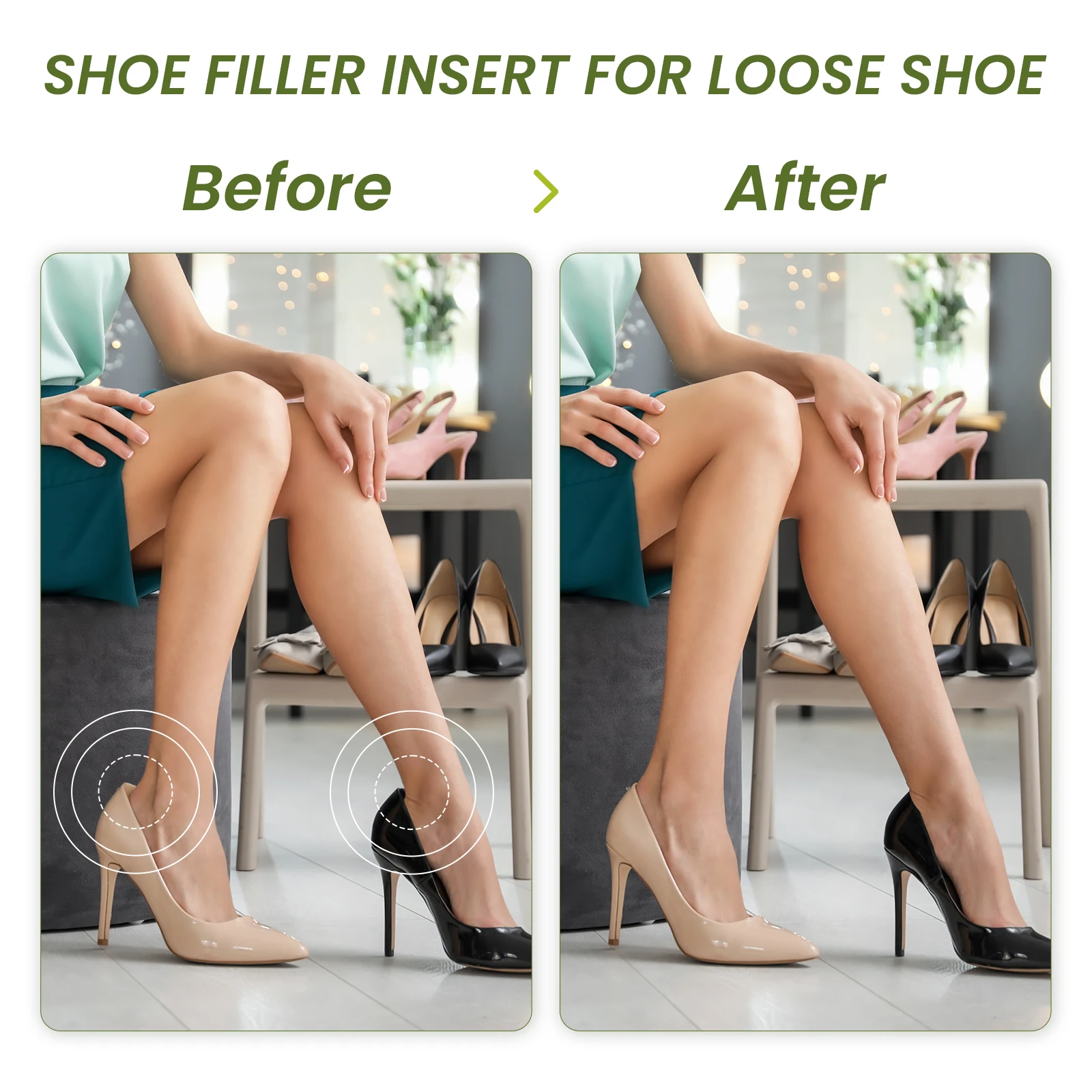 

2Pcs Toe Plug Soft Half Insoles Reusable Shoe Size Reducer Toe Sponge Filler Inserts for Shoes Adjustable Too Big Foot Brace Pad