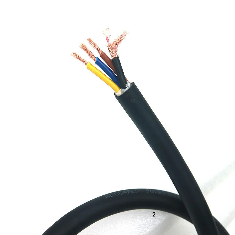 Hybrid Combination 100M/Roll Bare Copper Cable Rubber Insulation IP65 Rated For Industrial Use Power Supply DMX Ethernet Audio