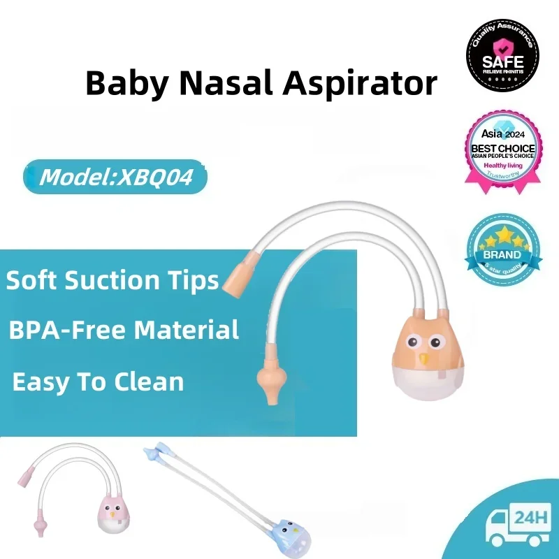 

Nasal Aspirator Infant Nasal Suction Snot Cleaner Baby Mouth Suction Catheter Children Cleansing Sucker Nose Cleaning Tool Safe