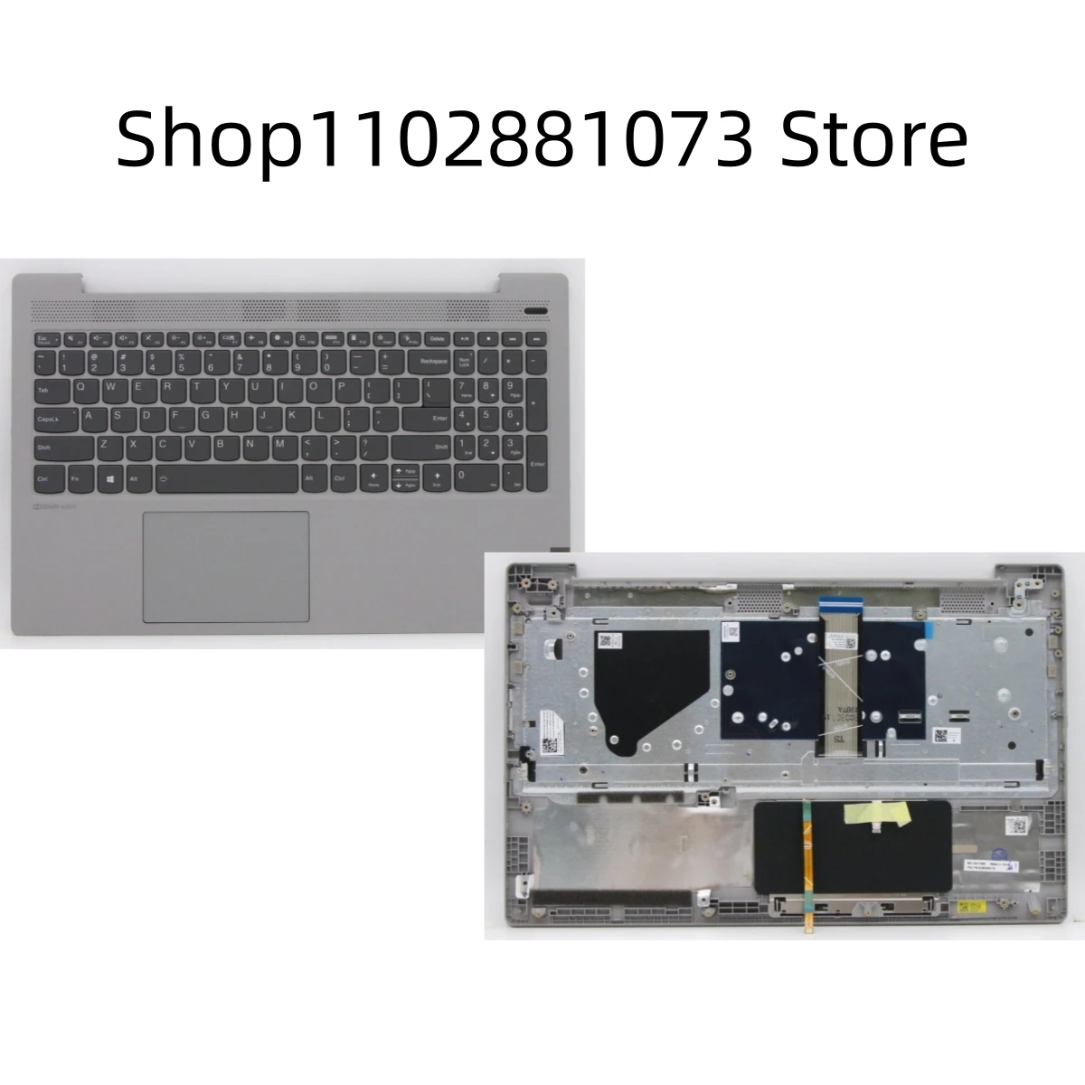 

New And Original keyboard Palmrest Backlit Case Cover for Lenovo ideapad 5-15IIL05 15ARE05 15ITL05 Laptop 5CB0X56116 Grey