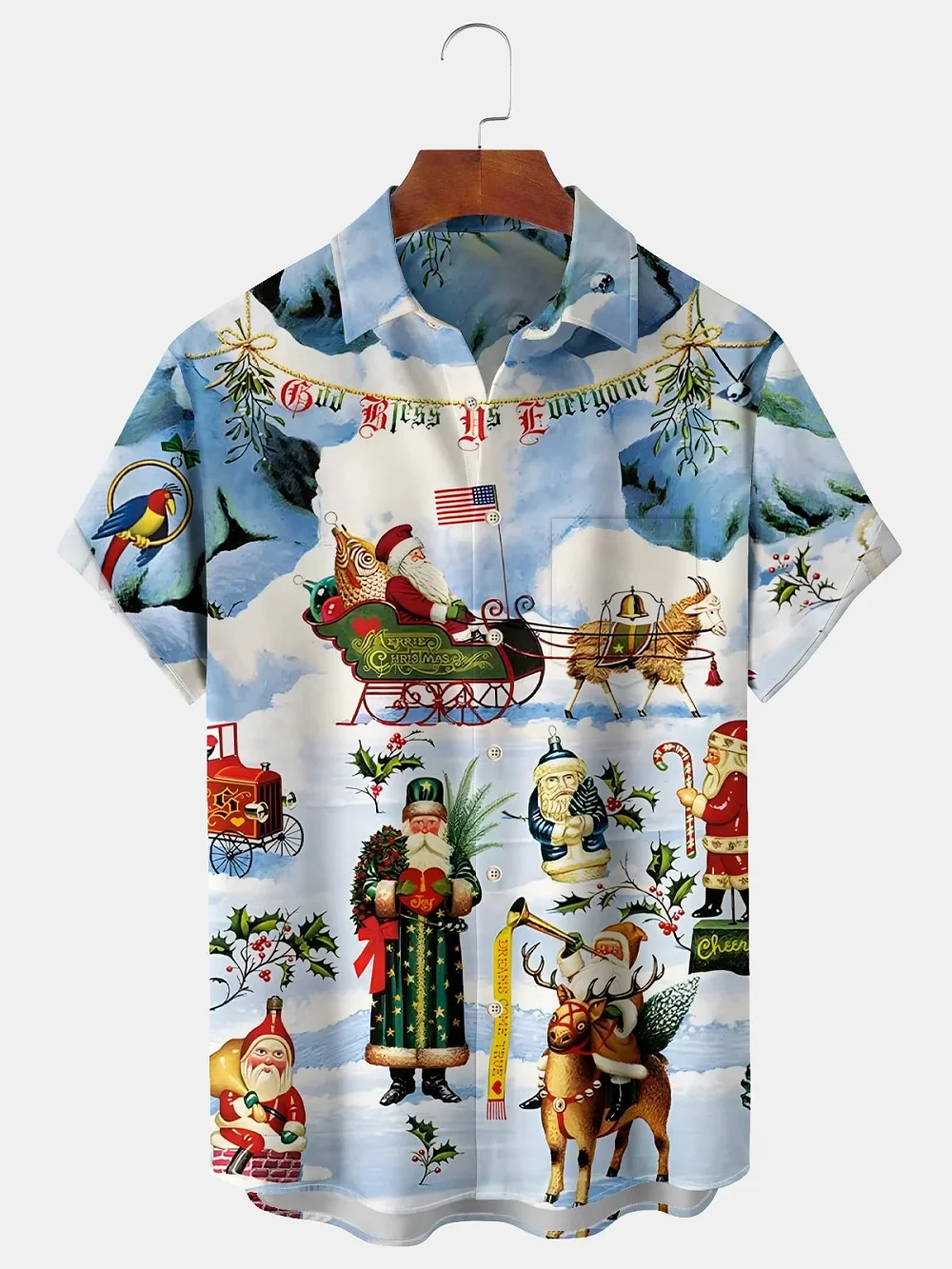 Men's Fashion Music Shirt Summer Cute Style Men's Clothing Party Holiday Men Top Casual Print Boys' Short Sleeve Shirts