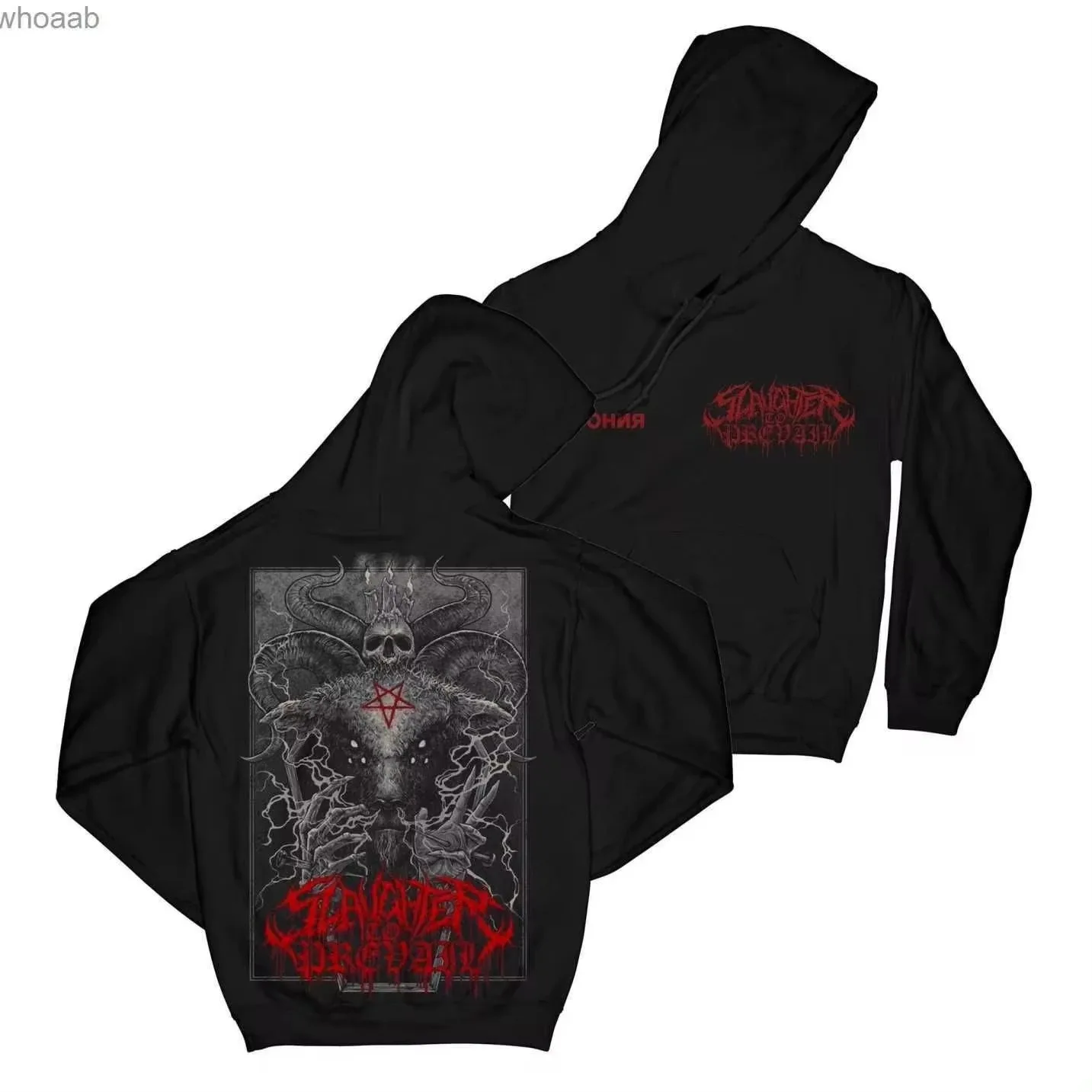 Sweat-shirt à capuche surdimensionné et ample, groupe russe Rock Cruel Deathcore, SLAUGHTER TO PREVAIL, Harajuku, Streetwear Hip Hop