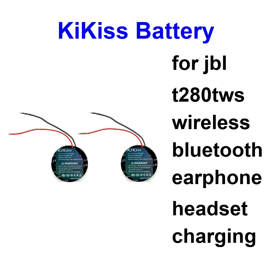 

Аккумулятор для мобильного телефона для беспроводных Bluetooth-наушников JBL T280TWS, зарядное устройство для гарнитуры T280, зарядное устройство 130-500 мАч