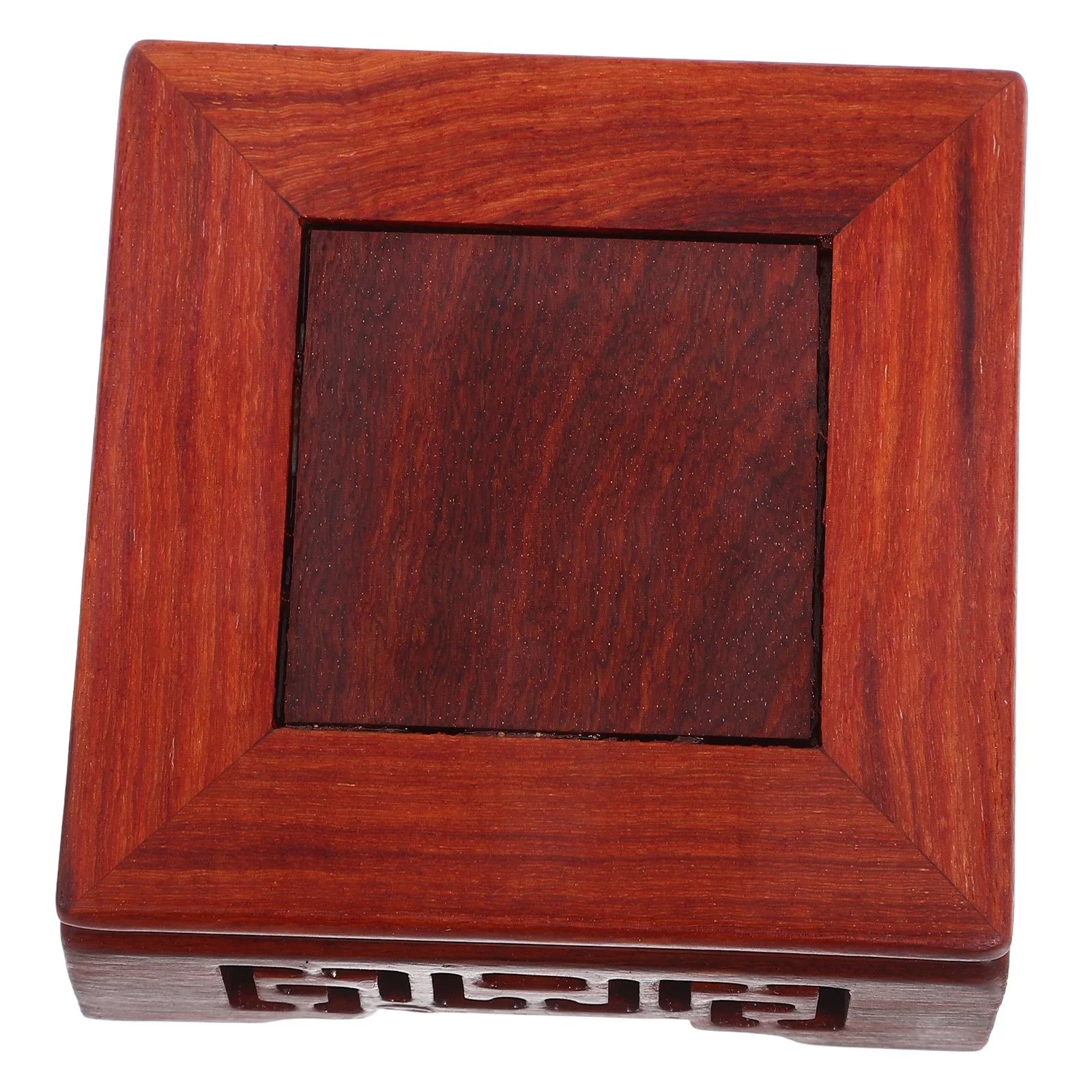 

1pc Wooden Plant Riser Rustic Wood Display Base For Flowerpot Vase Bonsai Statue Craft Storage Holder Tabletop Shelf Buddha