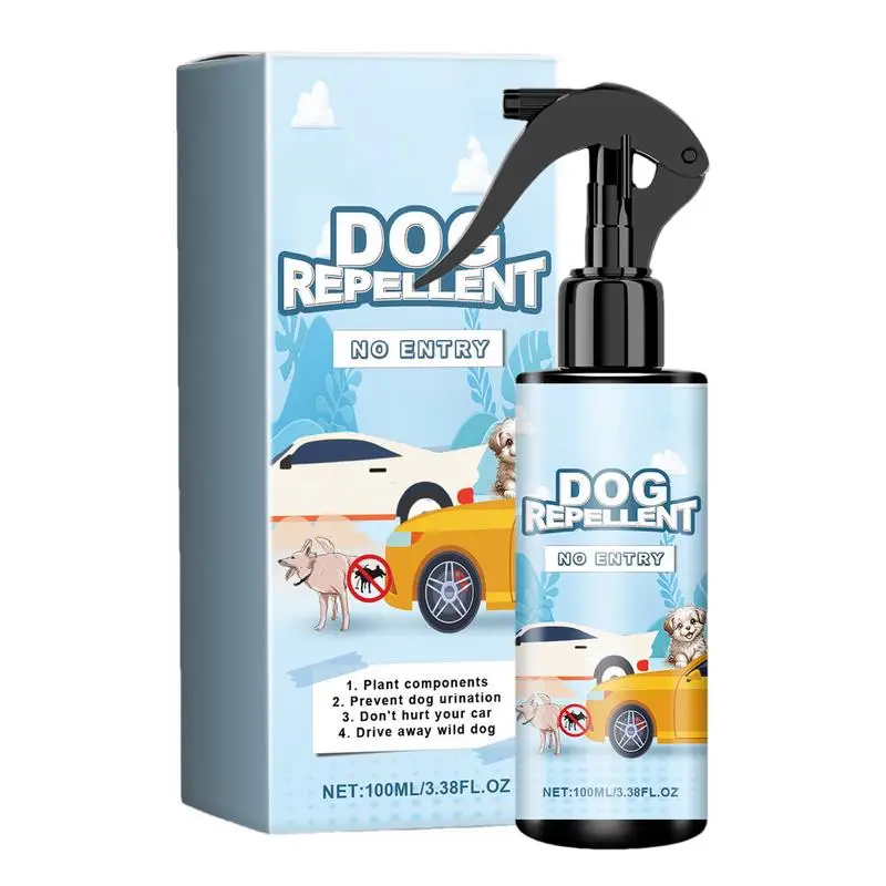 

Car Tire Dog Repellent Spray 100ml Tire Protector Prevent Dog Peeing Repellent Tire Spray For Trucks RVs Car Wheel No Pee Spray