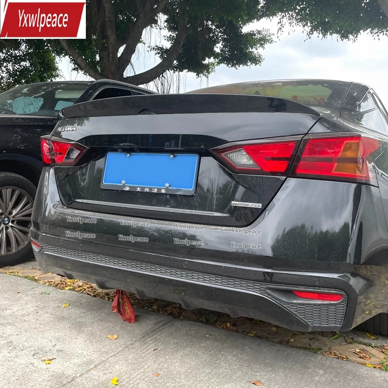 

For NEW Nissan Altima Teana 2019 2020 2021 ABS Material Primer Color Rear Trunk Spoiler Wing Car Accessories