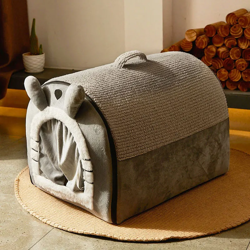 Dog House Dog Bed Winter Dogs Kennel Small and Medium-sized Teddy Dog Detachable Sleeping Nest Pet Supplies Puppy Cave Sofa