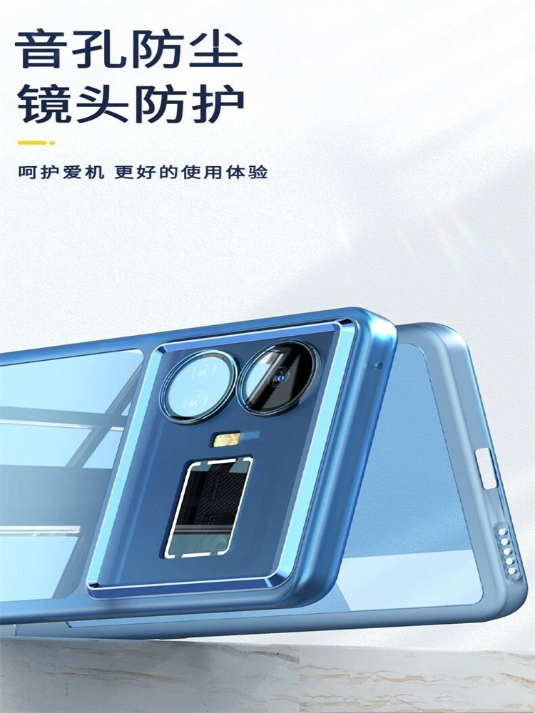 Case For Realme GT5 Case TPU Soft Silicone Transparent Phone Case For Realme GT 5 5G Camera Protection Shell Shockproof Bumper