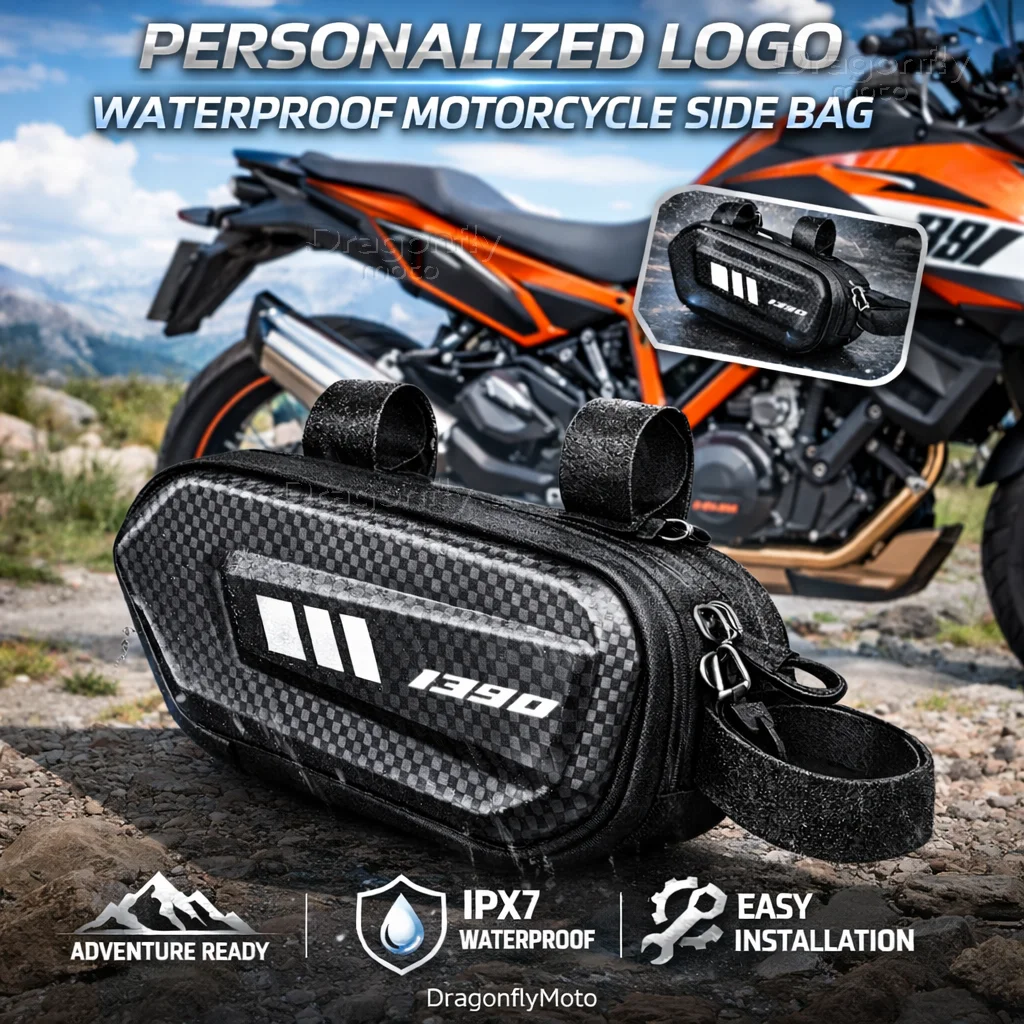 

Для мотоциклов KTM 1390 Super Adventure и 1390 Super Duke R 2023+ — боковая сумка с индивидуальным логотипом, водонепроницаемая, жесткий корпус, седельная сумка.