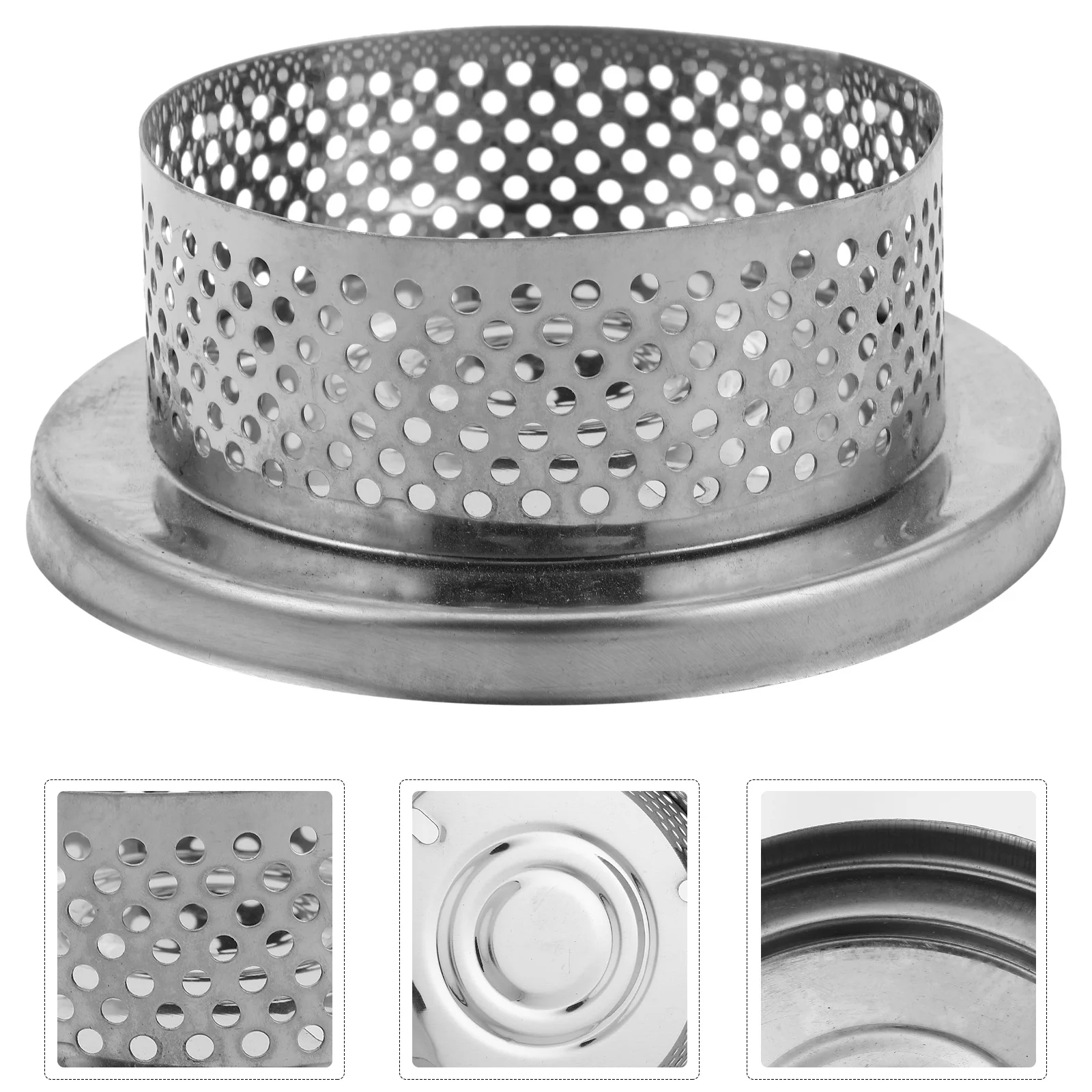 

Stainless Steel Submersible Pump Base Filter Screen Mesh Cover Durable Reusable Pool Pump Filter Basket Pond Net Skimmer