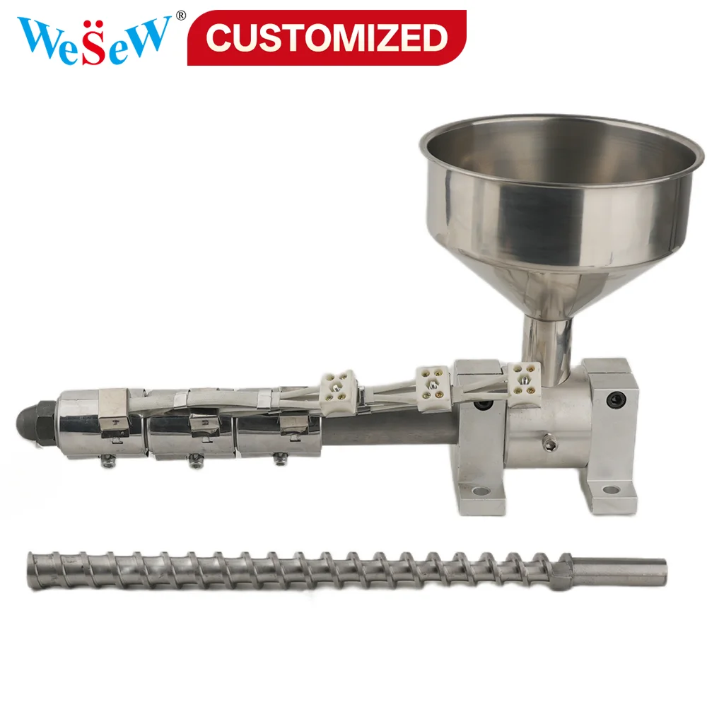 Customized feeder conveyor single screw extruder small extruder microplastics extruder composite powder desktop extruder