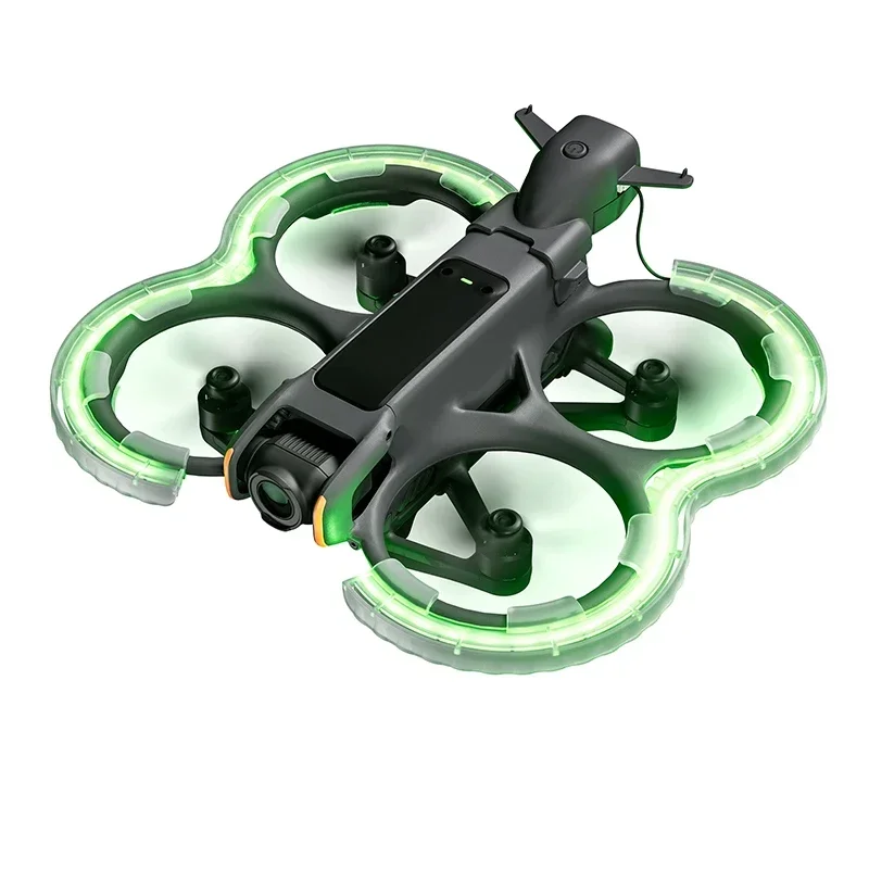 

For DJI Avata 2 LED Propeller Guard Protector Rechargeable Luminous Anti-collision Ring Propellers Protective Bumper