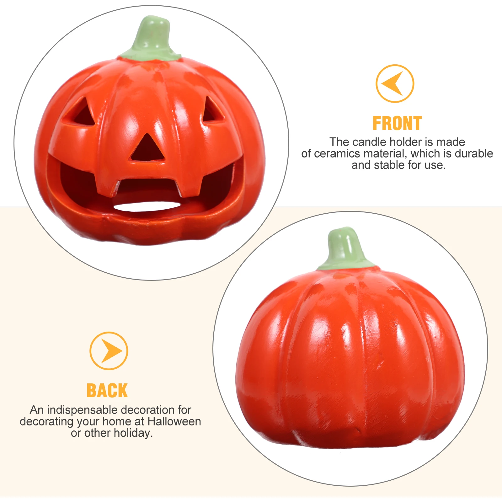 

Pumpkin C Ceramic Hollow C Holder Out Halloween Gift Decor Halloween Party Tea Light St Indoor Adornment nament
