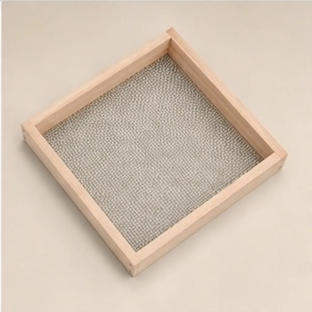 Garden Soil Sifter Wood Frame Metal Screen Large Mesh Fine Dirt Sieve Compost Soil Strainer for Gardening Landscaping