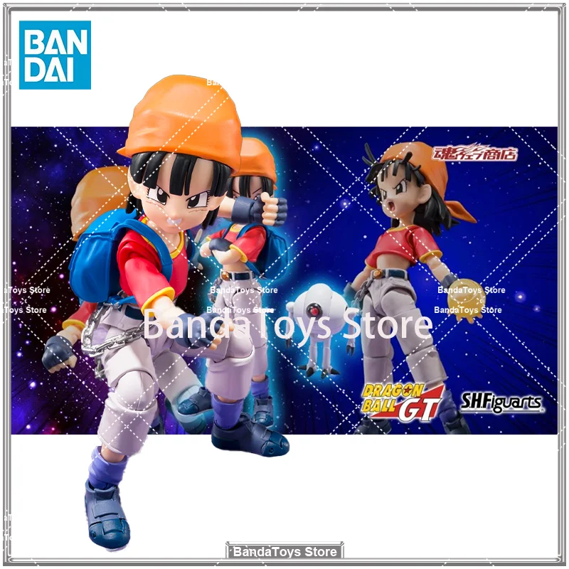 

Оригинальные фигурки героев мультфильма Bandai Dragon Ball GT S.H. Фигуртс SHF Pan Giru аниме коллекционные модели игрушек