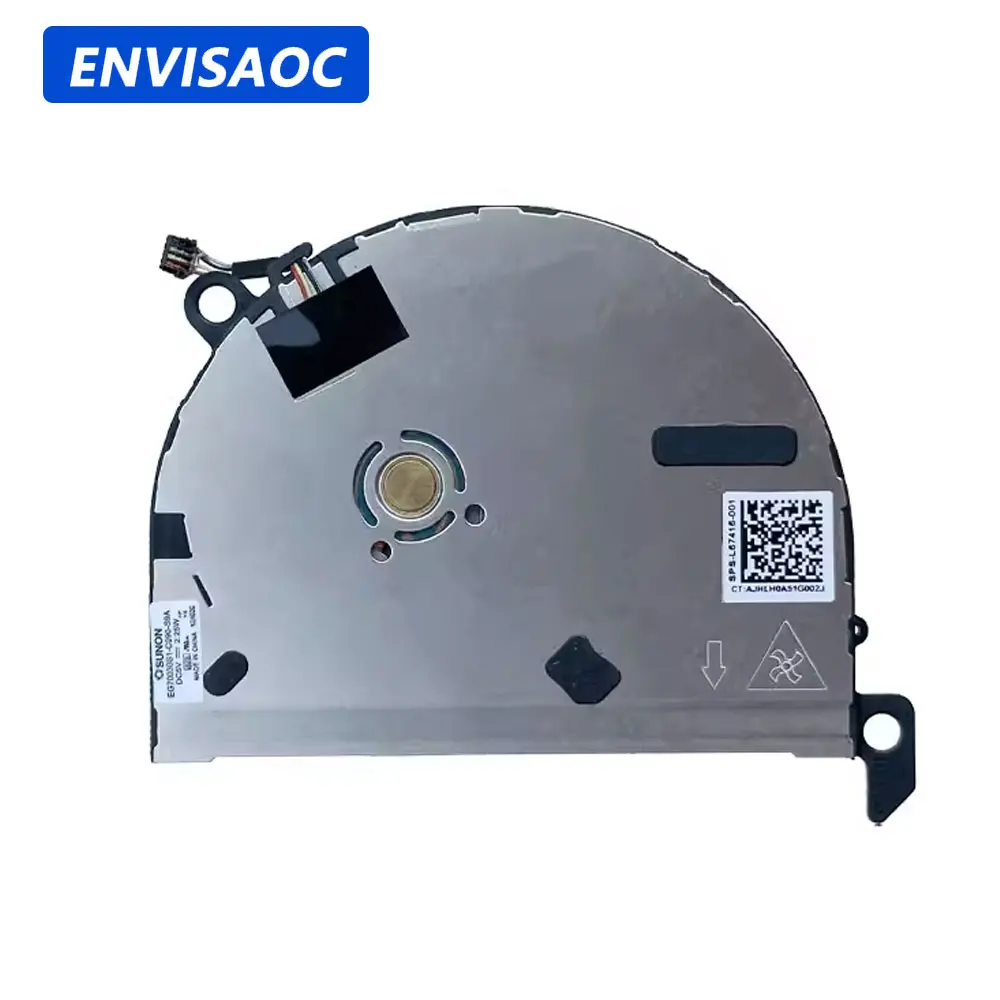 Ventilador de Resfriamento para CPU e GPU do Tablet Laptop HP Elite x2 G4 Elite x2 G8 HSN-C04C L67416-001