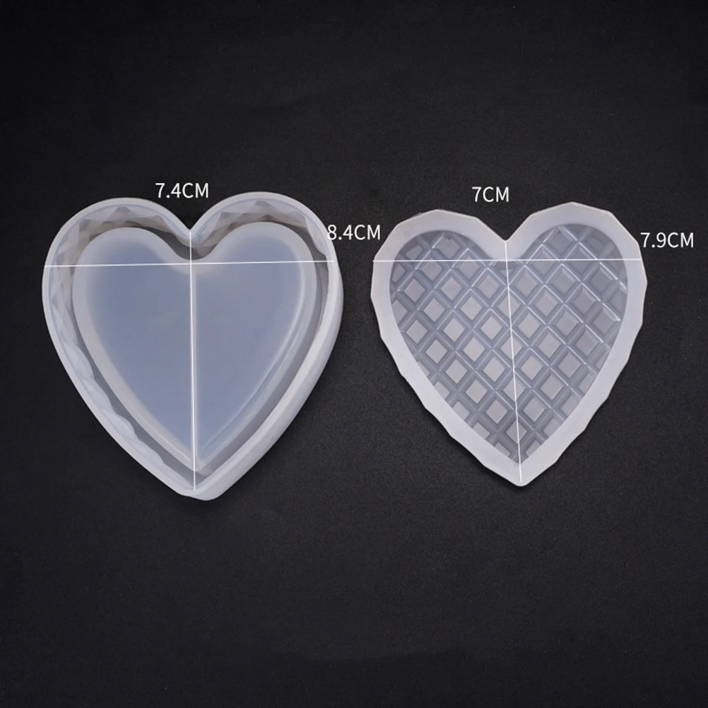 

Heart Shape Silicone Storage Box White For Small Items Desktop Decor Home Ornament Gift Epoxy Soap Mold