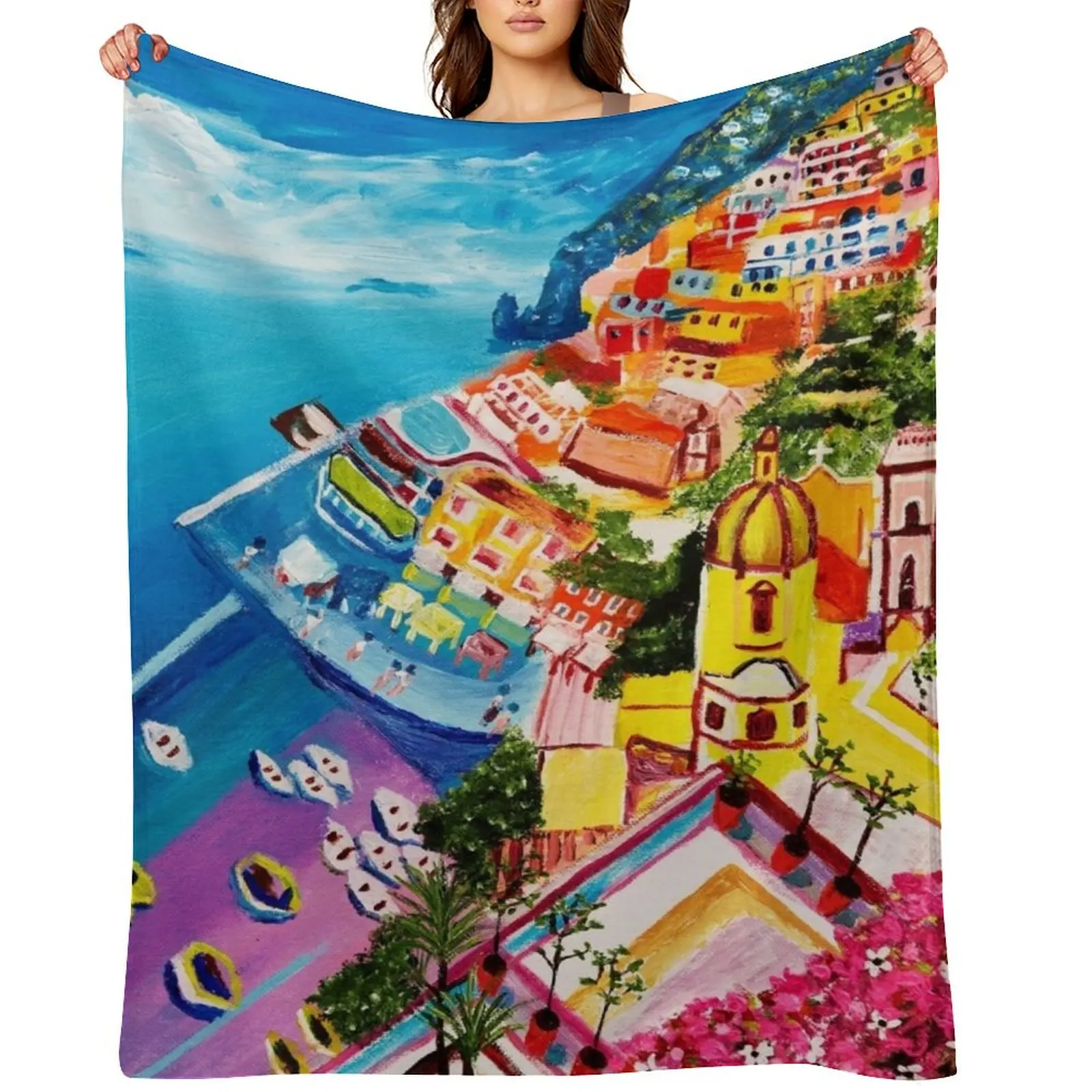 

Beautiful Vernazza Throw Blanket Baby Thermal Blankets Sofas Of Decoration Plush Blankets