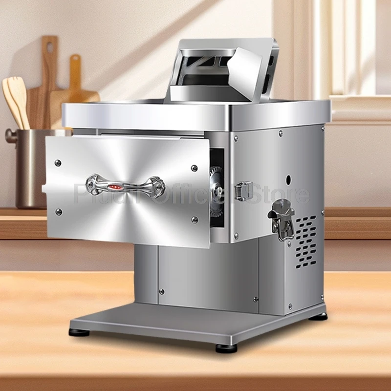 

850W 220V Commercial Auto Meat Slicer Cutter Grinder Stainless Steel Electric mini Food Processor Multifunctional For Kitchen