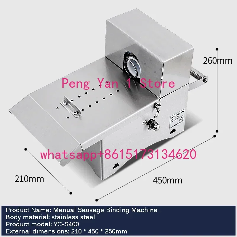 Automatic Electric Sausage Twisting Knotter Tying Machine Sausage Binding Machine Sausages Linker Equipment