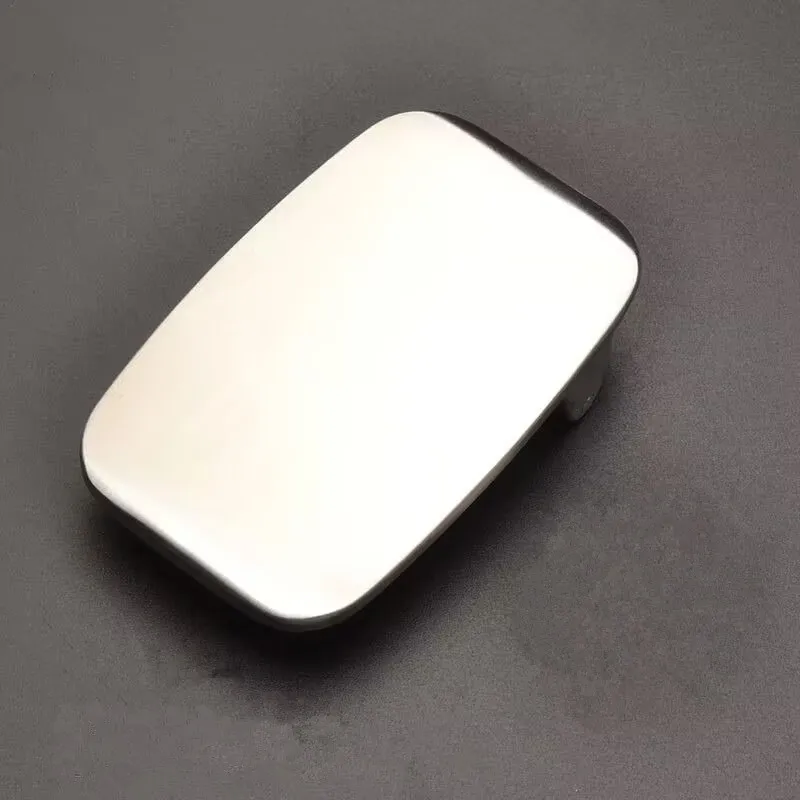 أبازيم حزام من الفولاذ المقاوم للصدأ للرجال ، رأس كاوبوي معدني 40 مللي متر ، حزام جلد مصنوع يدويًا ، إكسسوارات افعلها بنفسك