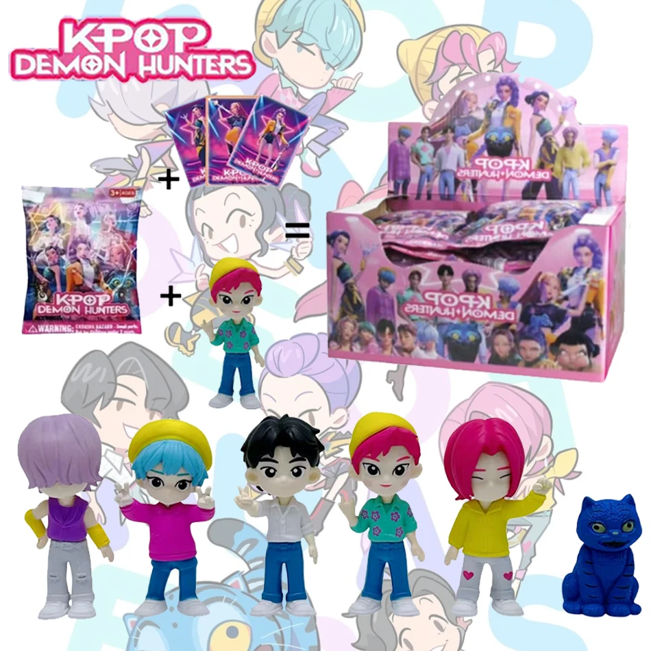 

Kpop Demon Hunt слепая коробка серии фигурка модель игрушка мультфильм игровая периферия украшение стола Хэллоуин/Рождество для детей подарок