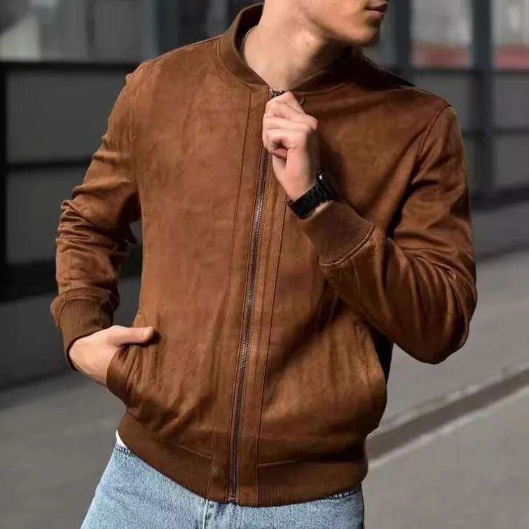 New Velvet Soft Minimalist Design Men's Jacket
