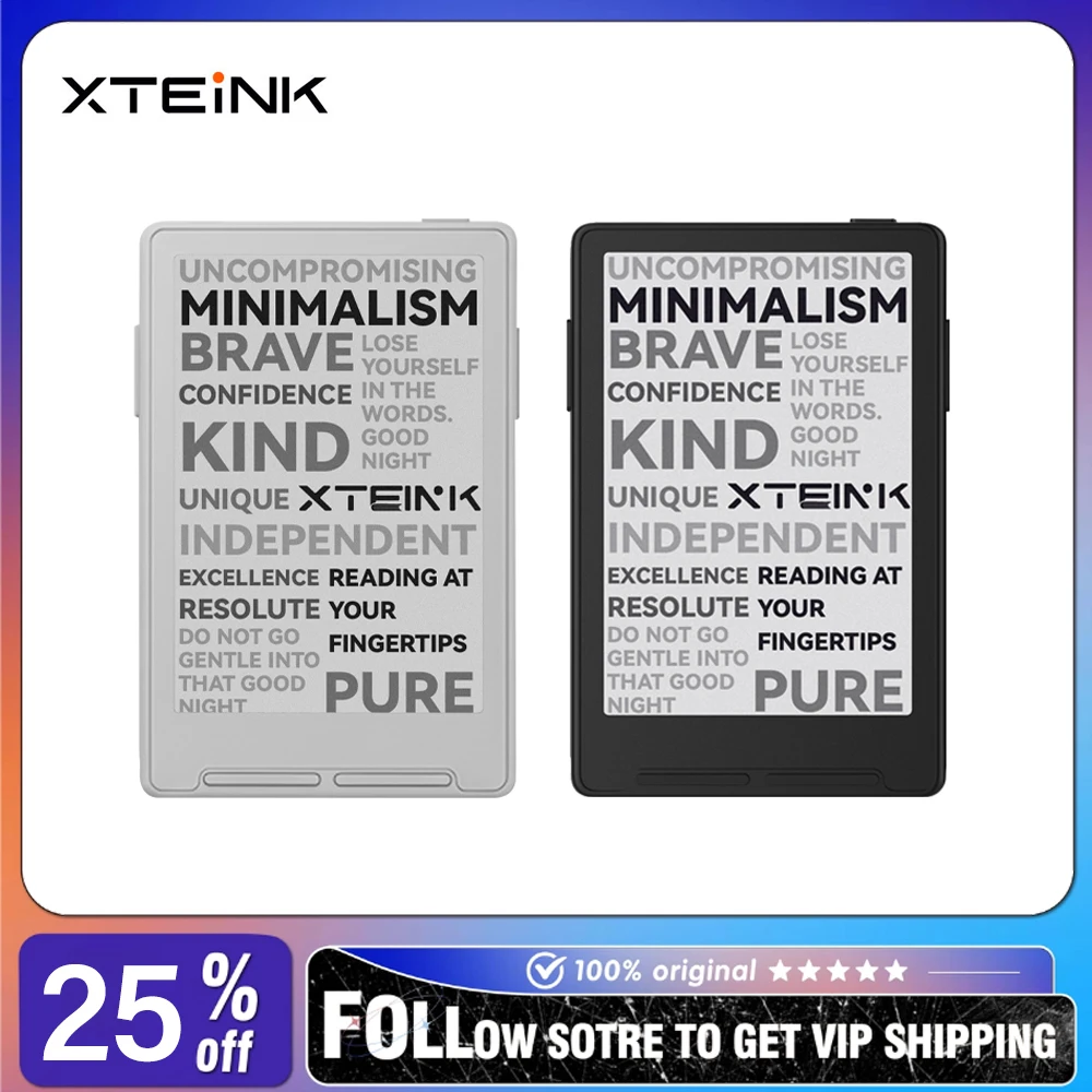 XTEINK X3 E-ink Screen Reader International Version 4.9 Mm Ultra-thin Fuselage 58g Lightweight Portable Magnetic Design Reader