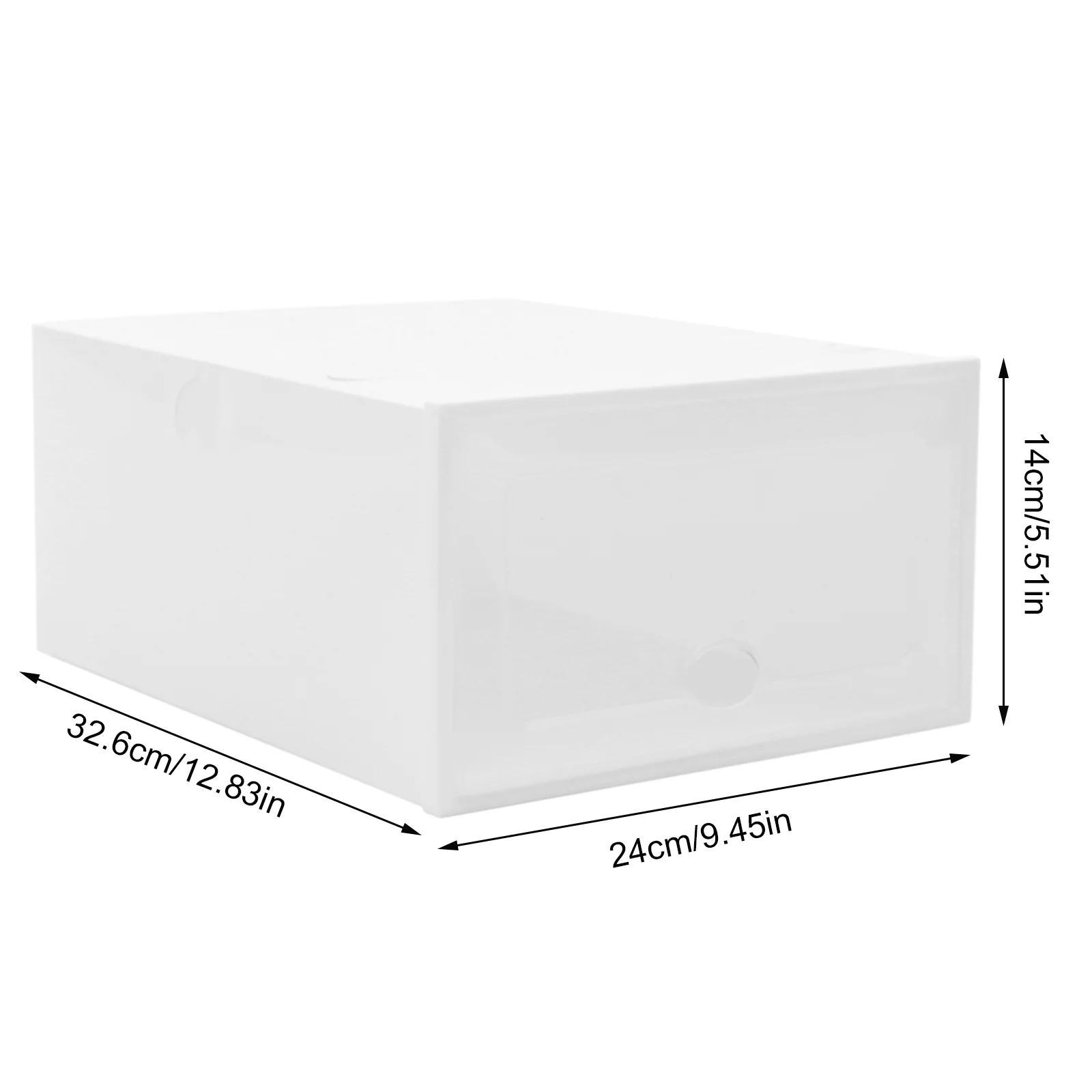 20PCS Stackable Shoe Storage Box Durable Plastic Sneaker Display Case Organizer