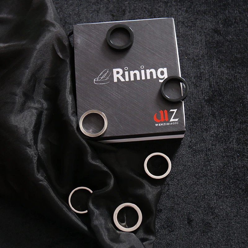 Rining Revolutionary Ring System Magie Ring Shell Appearing Disapper Close Up Illusion Magic Tricks Gimmick Props Fun Magician