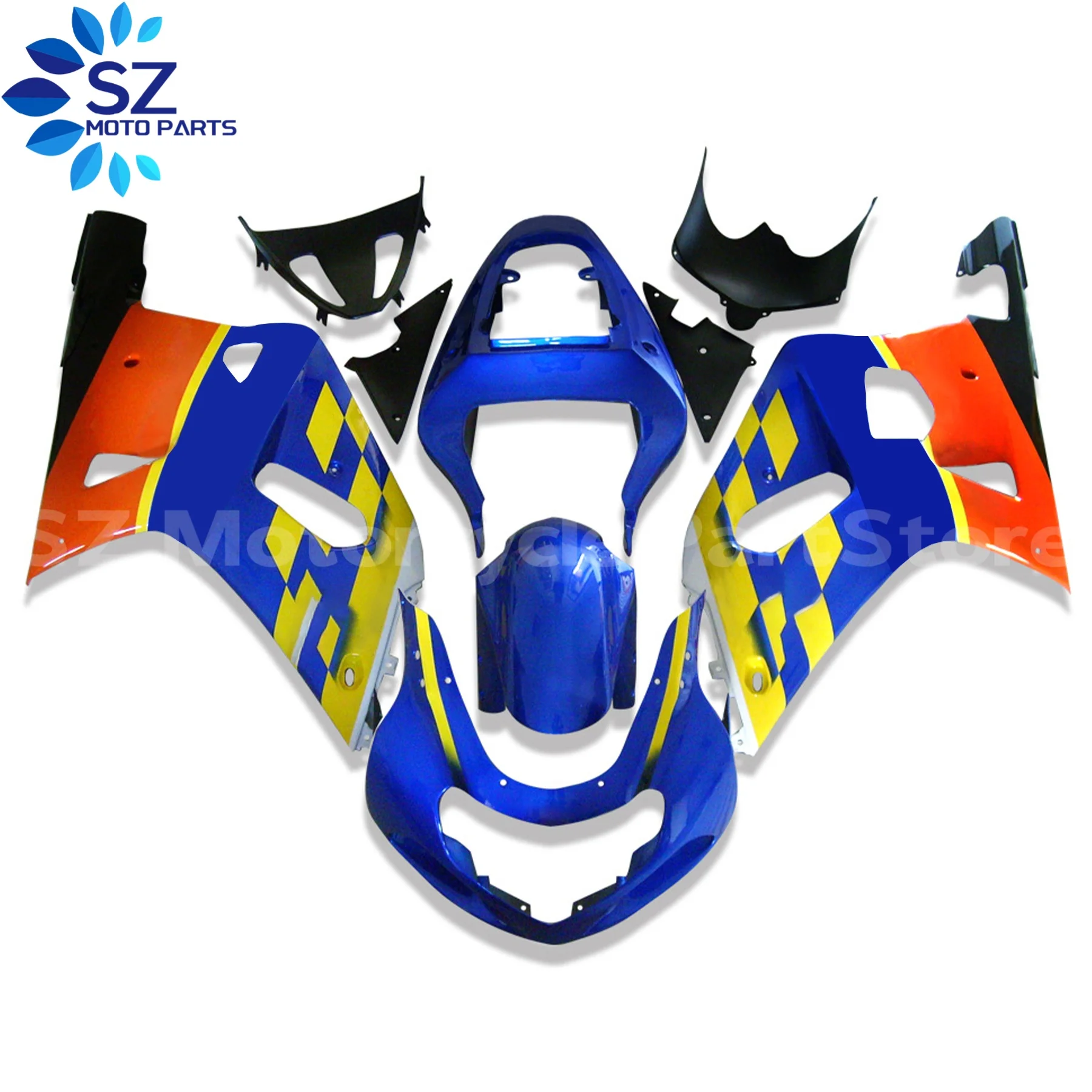 

Комплект обтекателя из АБС-пластика для SUZUKI GSXR600 750 K1 01 02 03 GSXR 600 GSXR750 2001 2002 2003, комплект кузова