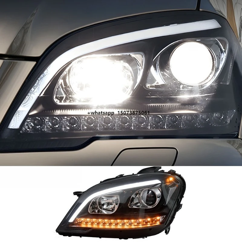

Suitable for ML W164 2010-2011 front headlights, suitable for 09-12 headlights modification LED daytime running lights